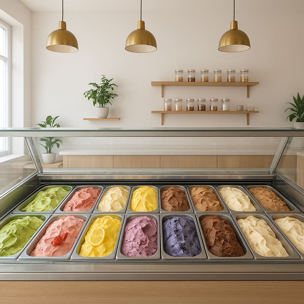 Gelato Theke in Zürich